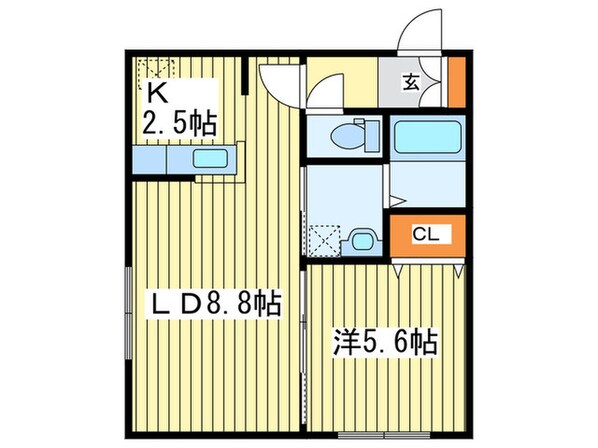 DAYS環状通東の物件間取画像